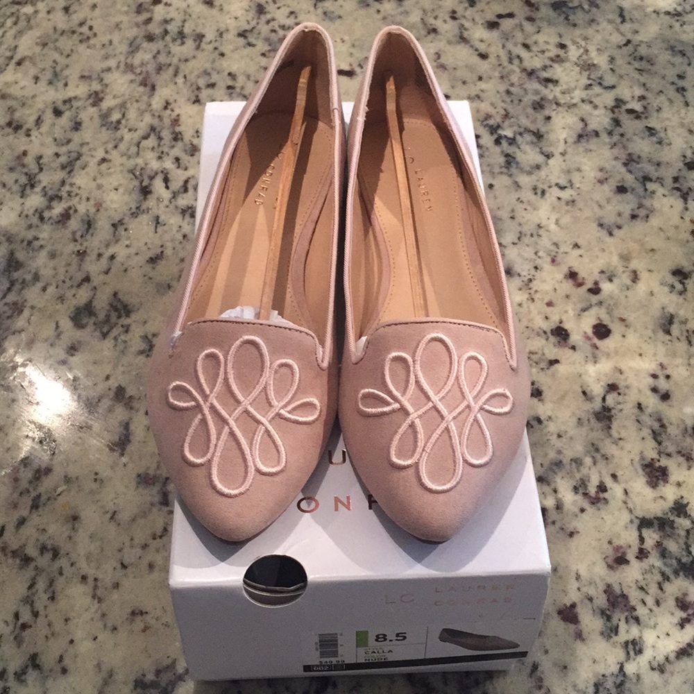 LC Lauren Conrad nude flats 8 1/2